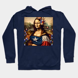 Lone Star Mona: Texas Independence Day Celebration Hoodie